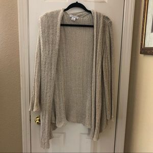 Liz Claiborne crochet oversized cardigan